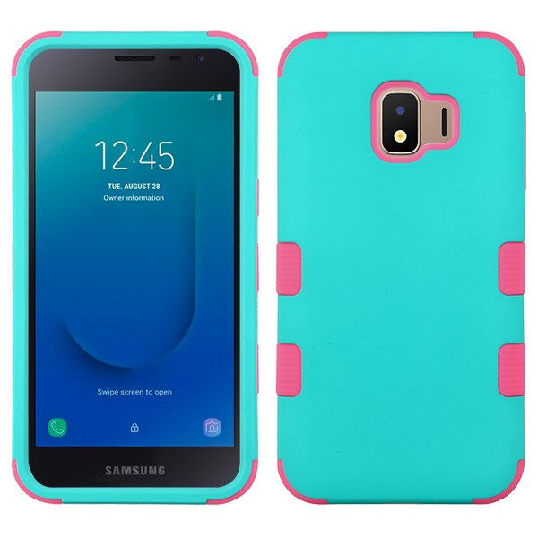 MyBat TUFF Series Case for Samsung J260 (Galaxy J2 Core)/Galaxy J2 Dash / Galaxy J2 Pure - Rubberized Teal Green / Electric Pink - SAMJ260HPCTUFFSO048WP-2.jpg