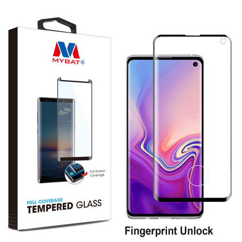 MyBat Full Coverage Tempered Glass Screen Protector for Samsung Galaxy S10 - Black - SAMS10LCDSCPR83A-1.jpg
