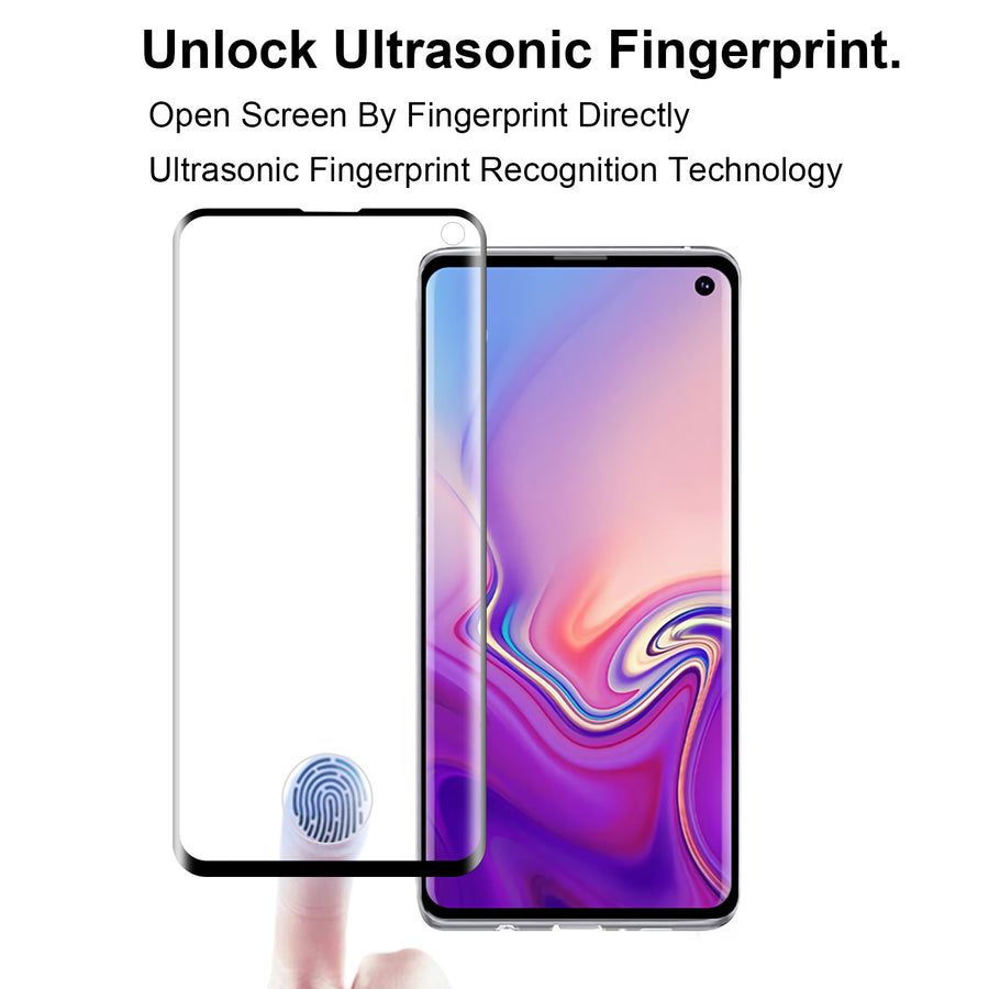 MyBat Full Coverage Tempered Glass Screen Protector for Samsung Galaxy S10 - Black - SAMS10LCDSCPR83A-3.jpg