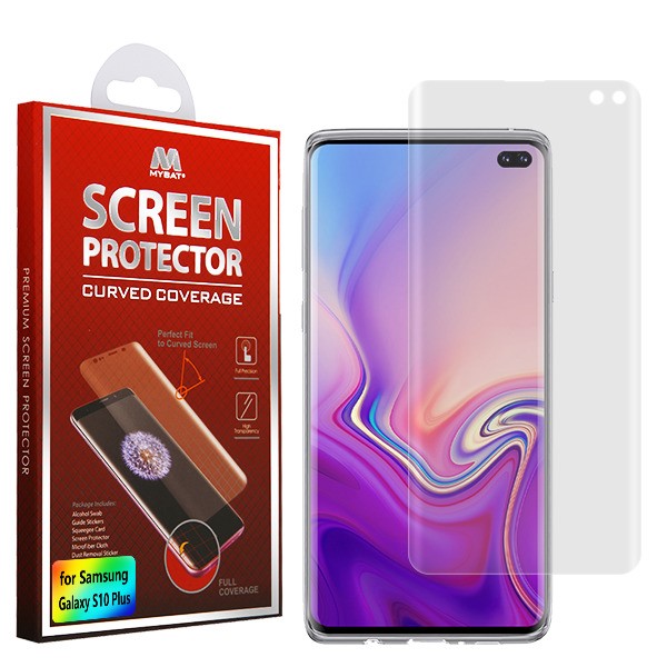 MyBat Screen Protector (with Curved Coverage) for Samsung Galaxy S10 plus - Clear - SAMS10PLUSLCDSCPR01C-1.jpg