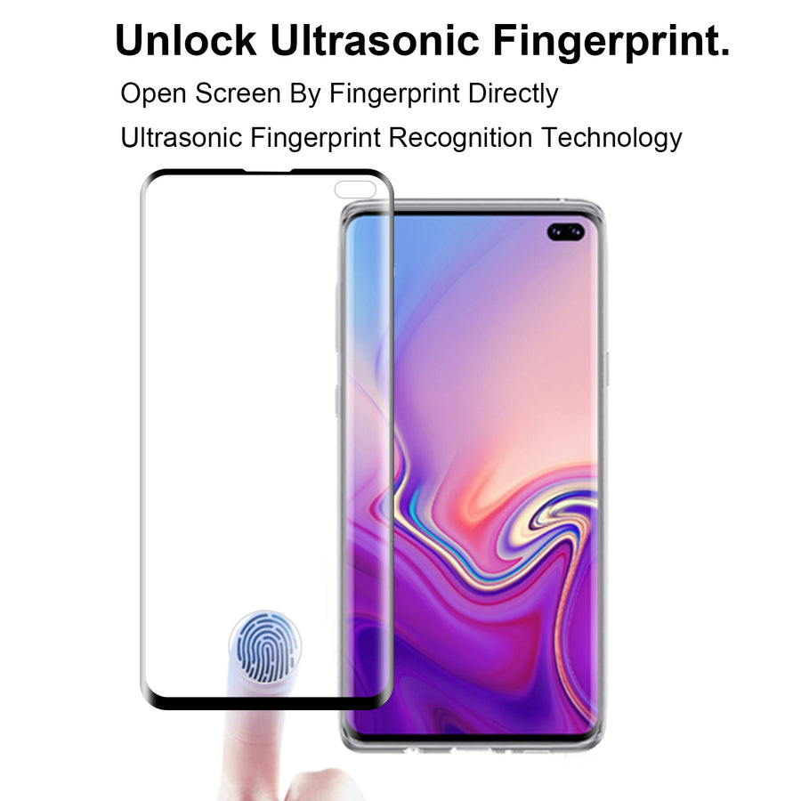 MyBat Full Coverage Tempered Glass Screen Protector for Samsung Galaxy S10 plus - Black - SAMS10PLUSLCDSCPR83A-3.jpg