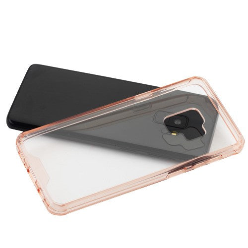 MyBat Sturdy Gummy Cover for Samsung Galaxy S9 - Highly Transparent Clear / Transparent Rose Gold - SAMS9CASKGM0143NP-2.jpg
