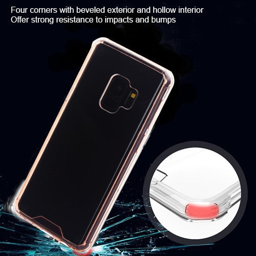 MyBat Sturdy Gummy Cover for Samsung Galaxy S9 - Highly Transparent Clear / Transparent Rose Gold - SAMS9CASKGM0143NP-5.jpg