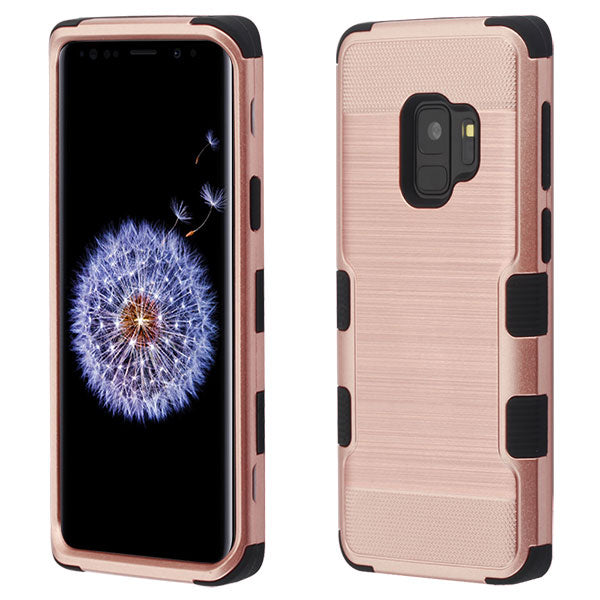 MyBat TUFF Series Case for Samsung Galaxy S9 - Rose Gold Brushed / Black - SAMS9HPCTUFFSO703WP-2.jpg