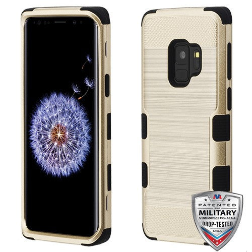 MyBat TUFF Series Case for Samsung Galaxy S9 - Gold Brushed / Black - SAMS9HPCTUFFSO705WP-1.jpg