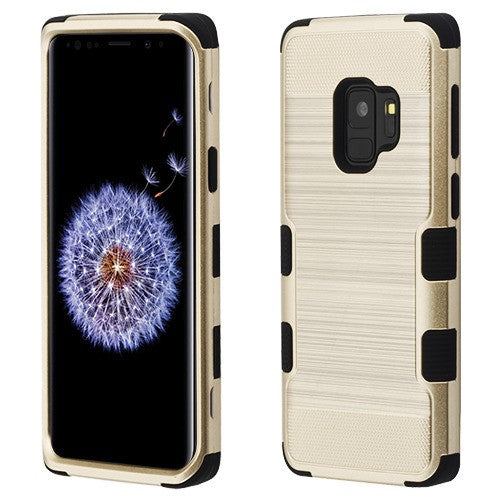 MyBat TUFF Series Case for Samsung Galaxy S9 - Gold Brushed / Black - SAMS9HPCTUFFSO705WP-2.jpg