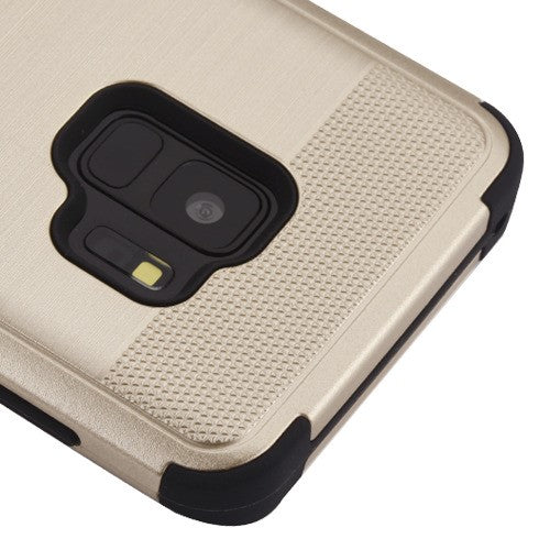 MyBat TUFF Series Case for Samsung Galaxy S9 - Gold Brushed / Black - SAMS9HPCTUFFSO705WP-4.jpg