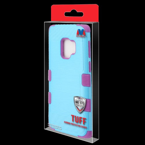 MyBat TUFF Series Case for Samsung Galaxy S9 - Metallic Baby Blue Brushed / Electric Purple - SAMS9HPCTUFFSO706WP-7.jpg