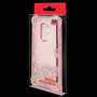 MyBat TUFF Quicksand Glitter Lite Hybrid Protector Cover for Samsung Galaxy S9 Plus - Rose Gold Electroplating / Hibiscus Flower / Silver Flowing Sparkles - SAMS9PLUSHPCTUFFQGLCH103WP-8.jpg