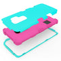 MyBat TUFF Series Case for Samsung Galaxy S9 Plus - Rubberized Teal Green / Electric Pink - SAMS9PLUSHPCTUFFSO048WP-3.jpg