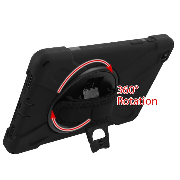 MyBat Rotatable Stand Protector Cover (with Wristband) for Samsung T290 (Galaxy Tab A 8.0 (2019)) - Black / Black - SAMT290HPCRS001-4.jpg