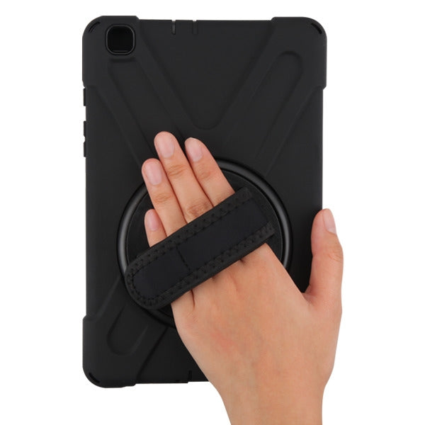MyBat Rotatable Stand Protector Cover (with Wristband) for Samsung T290 (Galaxy Tab A 8.0 (2019)) - Black / Black - SAMT290HPCRS001-5.jpg