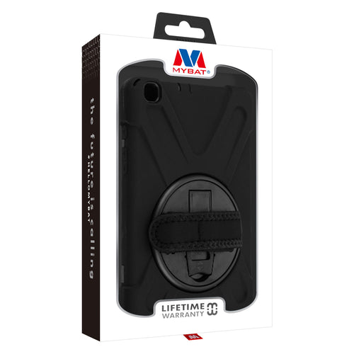 MyBat Rotatable Stand Protector Cover (with Wristband) for Samsung T290 (Galaxy Tab A 8.0 (2019)) - Black / Black - SAMT290HPCRS001-6.jpg