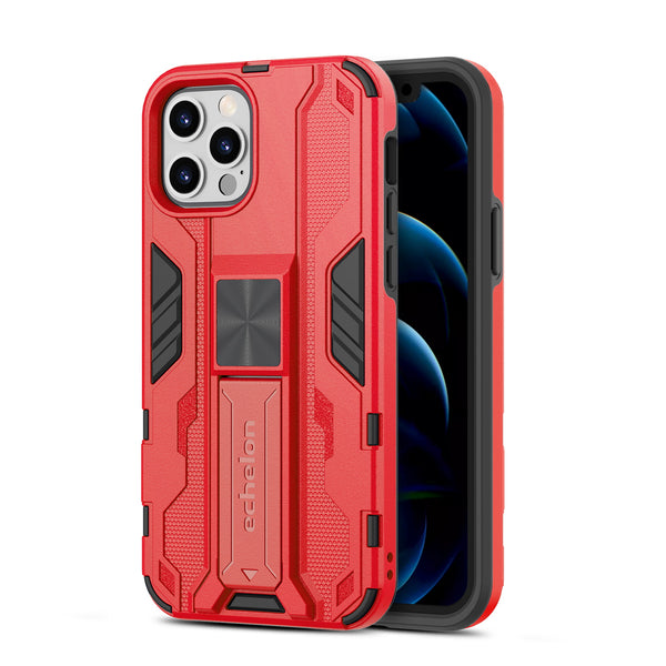 echelon Reflex Series Case w Kickstand for iPhone 12 / 12 Pro (6.1) - Red - SIP12PCSRSKS002-1.jpg