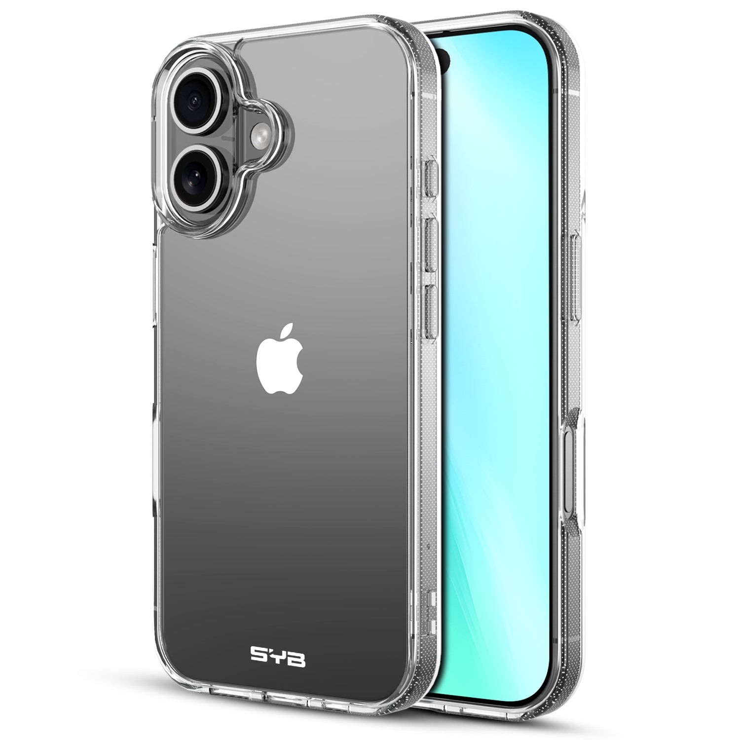 SYB Gummy Series Case for Apple iPhone 16 - Clear