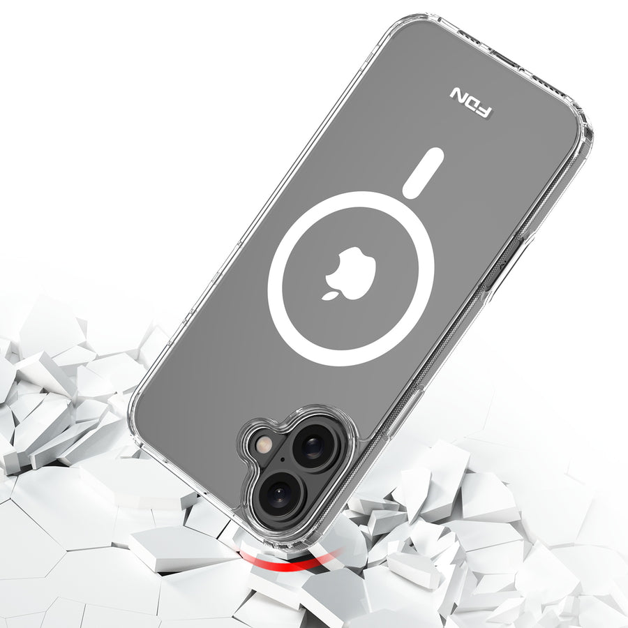 FDN Clear Series MagSafe Case for Apple iPhone 16 - Clear - SIP16CSFSST221-5.jpg