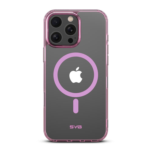SYB Clear Series MagSafe Case for Apple iPhone 16 Pro - Pink - SIP16PCSFSST222-2.jpg