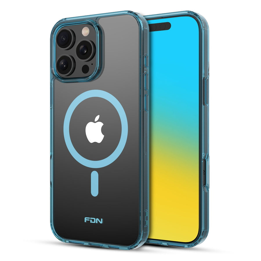 FDN Clear Series MagSafe Case for Apple iPhone 16 Pro - Blue