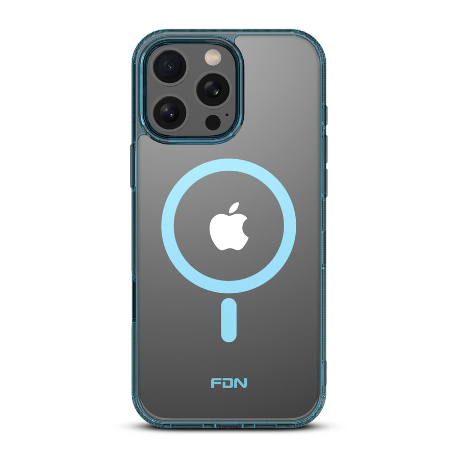 FDN Clear Series MagSafe Case for Apple iPhone 16 Pro - Blue - SIP16PCSFSST223-3.jpg