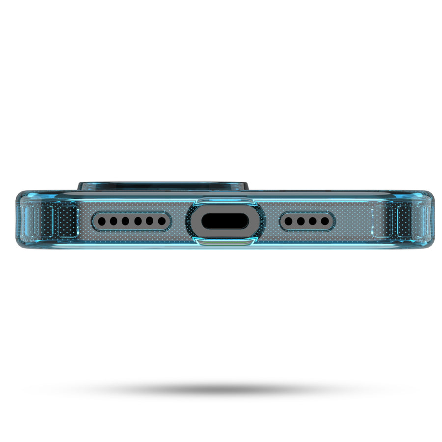 FDN Clear Series MagSafe Case for Apple iPhone 16 Pro - Blue - SIP16PCSFSST223-5.jpg