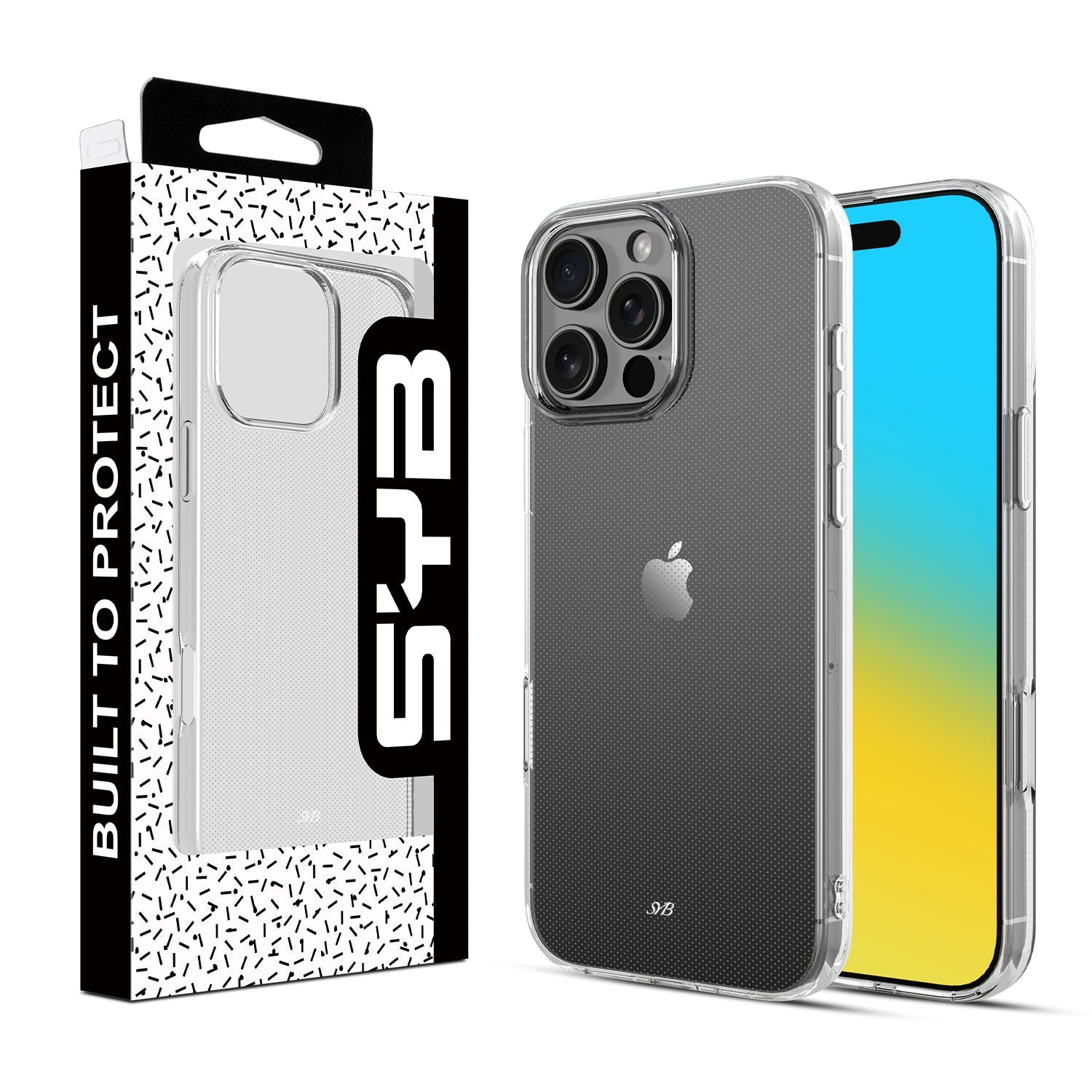 SYB Candy Series Case for Apple iPhone 16 Pro - Glossy Clear