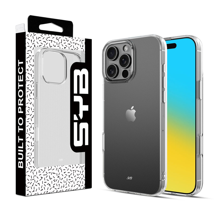 SYB Candy Series Case for Apple iPhone 16 Pro - Glossy Clear