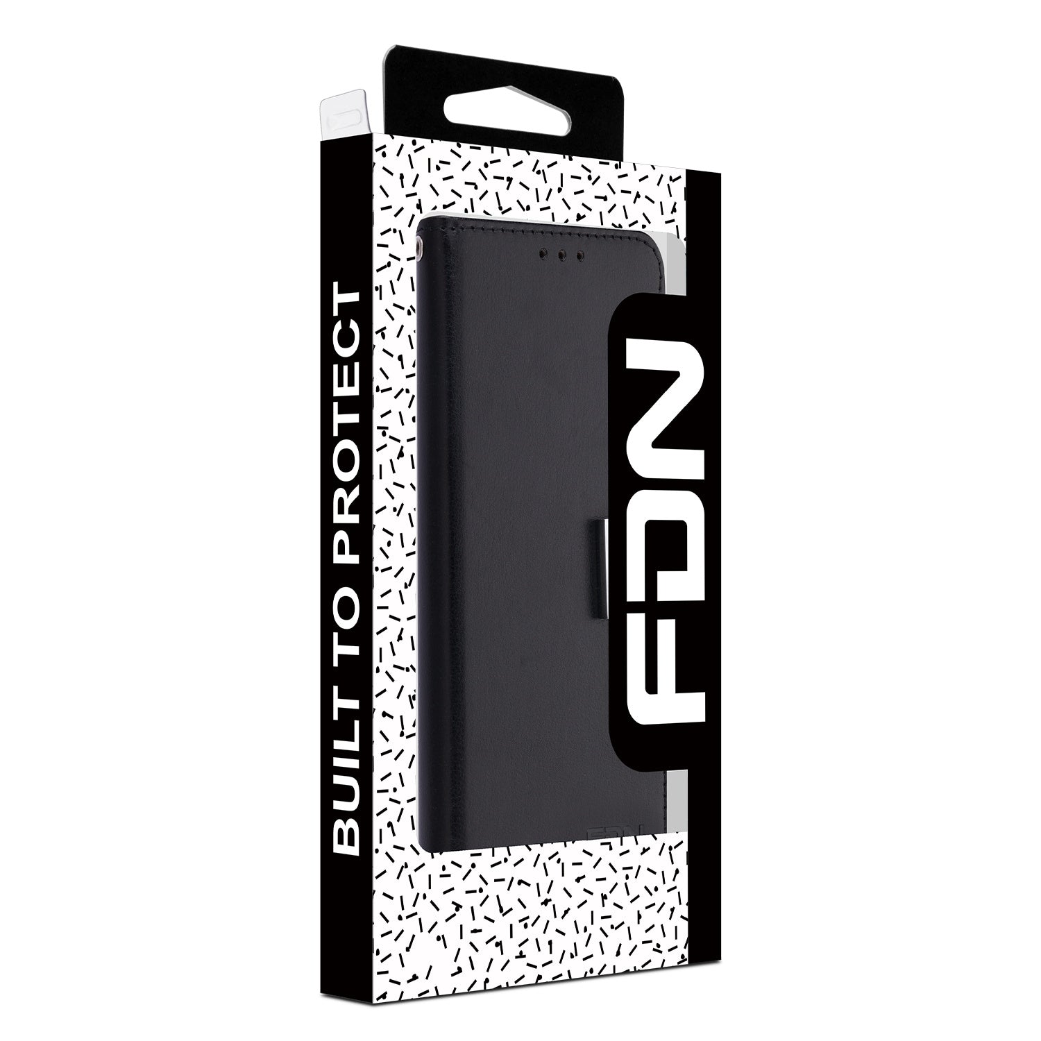 FDN MyJacket Wallet Xtra Series for Apple iPhone 16 Pro - Black / Black