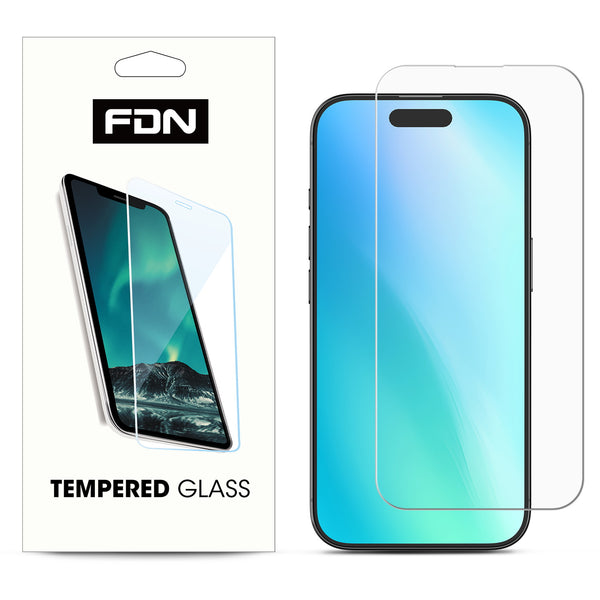 FDN Tempered Glass Screen Protector (2.5D) for Apple iPhone 16 - Clear - SIP16SC90-1.jpg