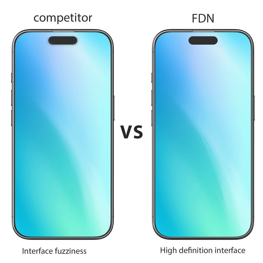 FDN Tempered Glass Screen Protector (2.5D) for Apple iPhone 16 - Clear - SIP16SC90-3.jpg