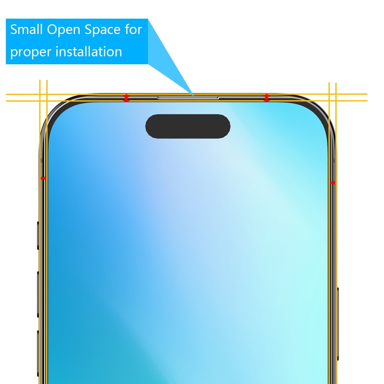 FDN Tempered Glass Screen Protector (2.5D) for Apple iPhone 16 - Clear