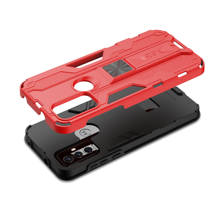 SYB Reflex Series Case w Kickstand for Motorola Moto G Play (2023) - Red - SMGPY23CSRSKS002-7.jpg