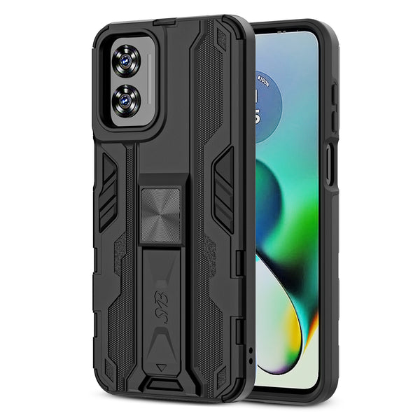 SYB Reflex Series Case w Kickstand for Motorola Moto G Play 4G (2024) - Black - SMGPY24CSRSKS001-1.jpg