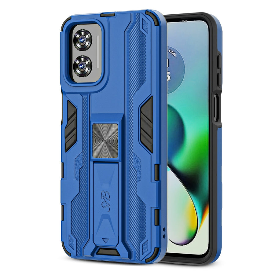 SYB Reflex Series Case w Kickstand for Motorola Moto G Play 4G (2024) - Reflex Blue