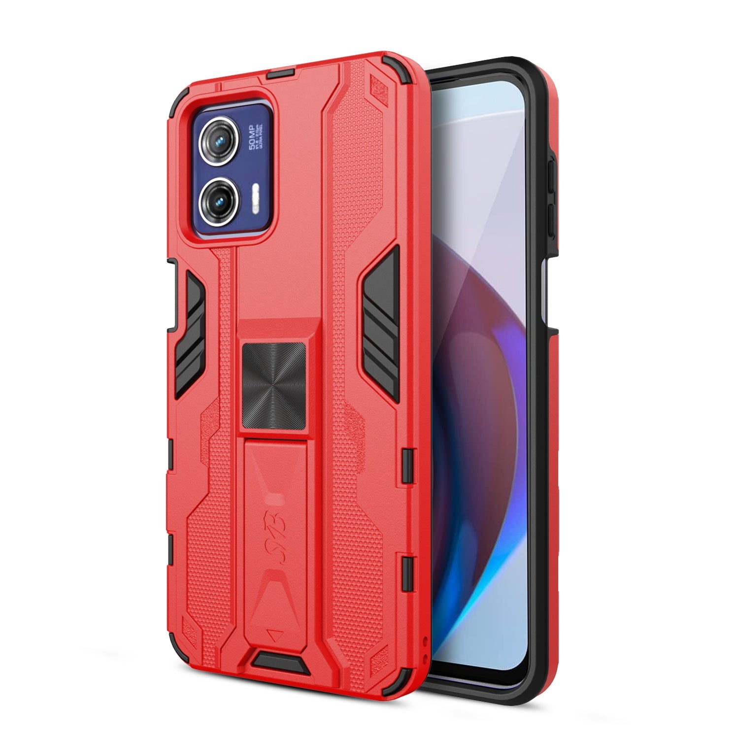 SYB Reflex Series Case w Kickstand for Motorola Moto G Stylus 5G (2023) - Red