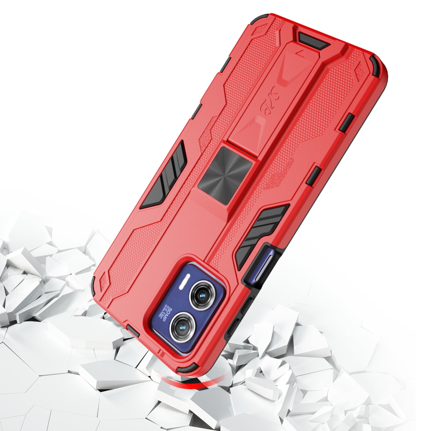 SYB Reflex Series Case w Kickstand for Motorola Moto G Stylus 5G (2023) - Red - SMGS5G23CSRSKS002-4.jpg