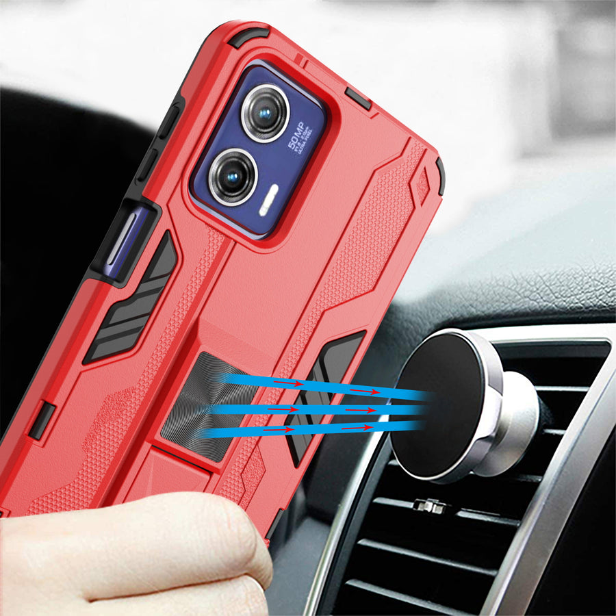SYB Reflex Series Case w Kickstand for Motorola Moto G Stylus 5G (2023) - Red - SMGS5G23CSRSKS002-8.jpg