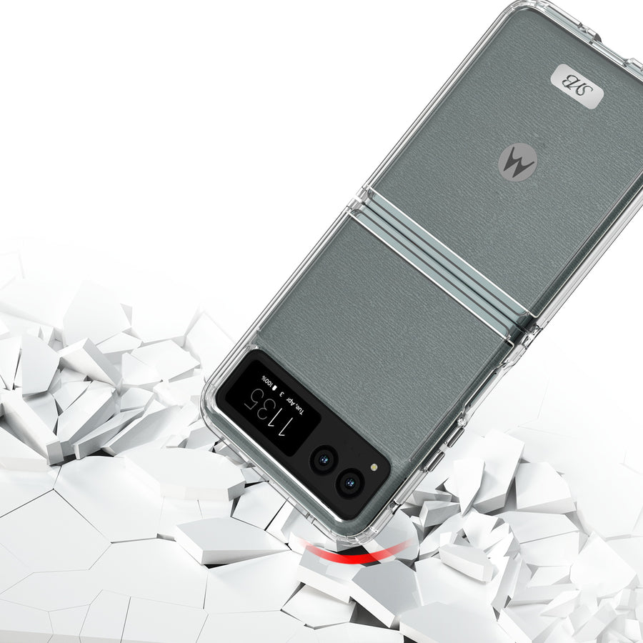 SYB Gummy Series Case for Motorola razr (2023) - Clear - SMRAZRCSCAM0141A-5.jpg