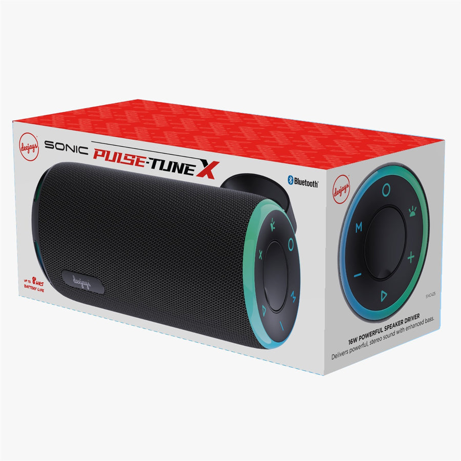 Deejays Sonic PulseTune X Bluetooth Speaker - Black - SNC425-1.jpg