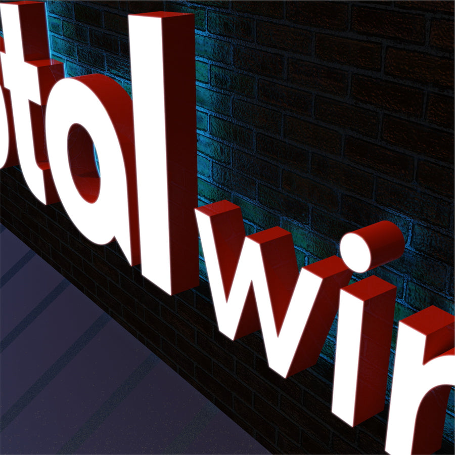total Channel Letter, Internally Illuminated and Halo-Lit (W=17'2"*H=36") - SPTATAL36-8.jpg