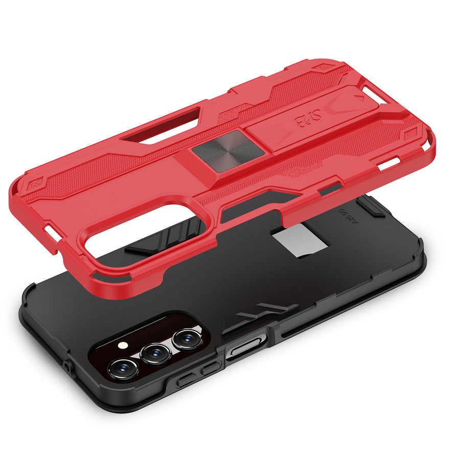 SYB Reflex Series Case w Kickstand for Samsung Galaxy A25 5G - Red - SSA255GCSRSKS002-7.jpg
