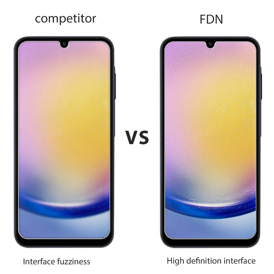 FDN Tempered Glass Screen Protector (2.5D) for Samsung Galaxy A25 5G - Clear - SSA255GSC90-5.jpg
