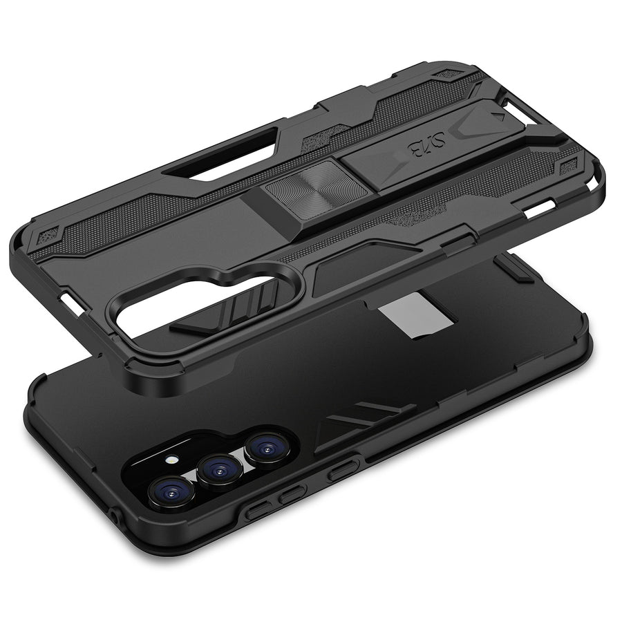 SYB Reflex Series Case w Kickstand for Samsung Galaxy A35 5G - Black - SSA355GCSRSKS001-7.jpg