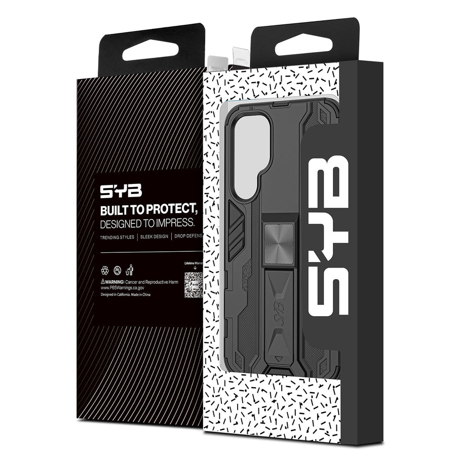 SYB Reflex Series Case w Kickstand for Samsung Galaxy A35 5G - Black