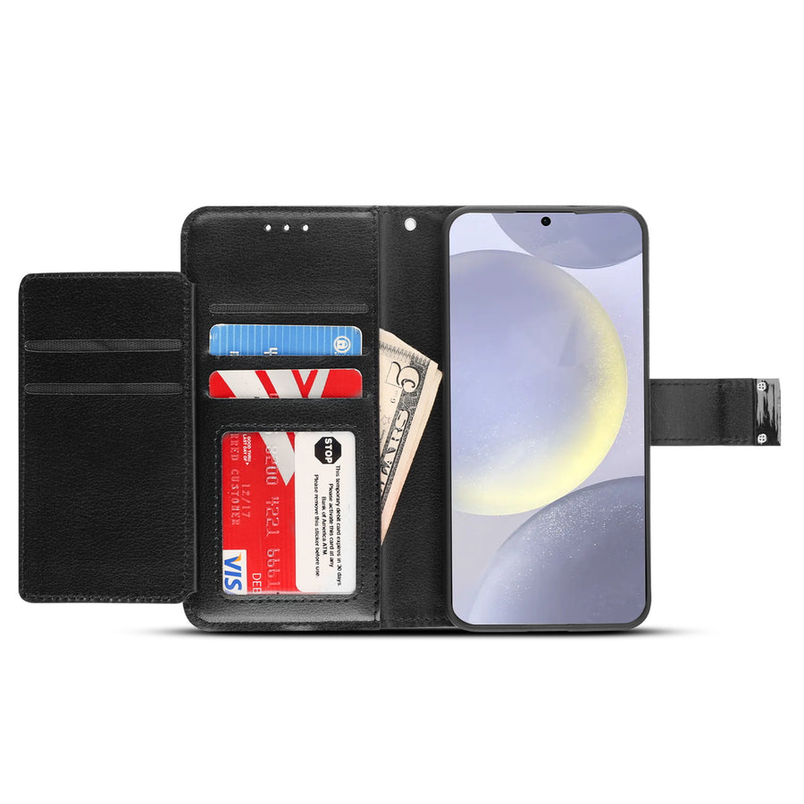 SYB Wallet Folio Case for Samsung Galaxy S24 Plus - Black / Black - SSS24PPCMJG031-3.jpg