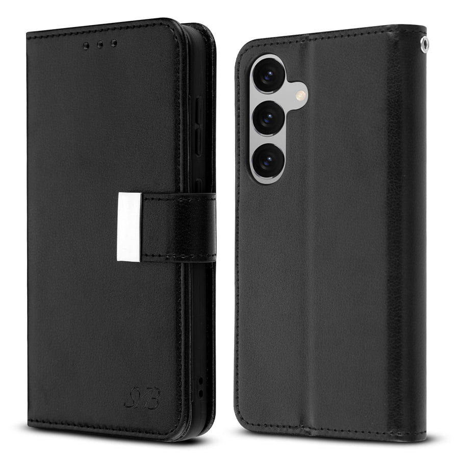 SYB Wallet Folio Case for Samsung Galaxy S24 Plus - Black / Black - SSS24PPCMJG031-6.jpg