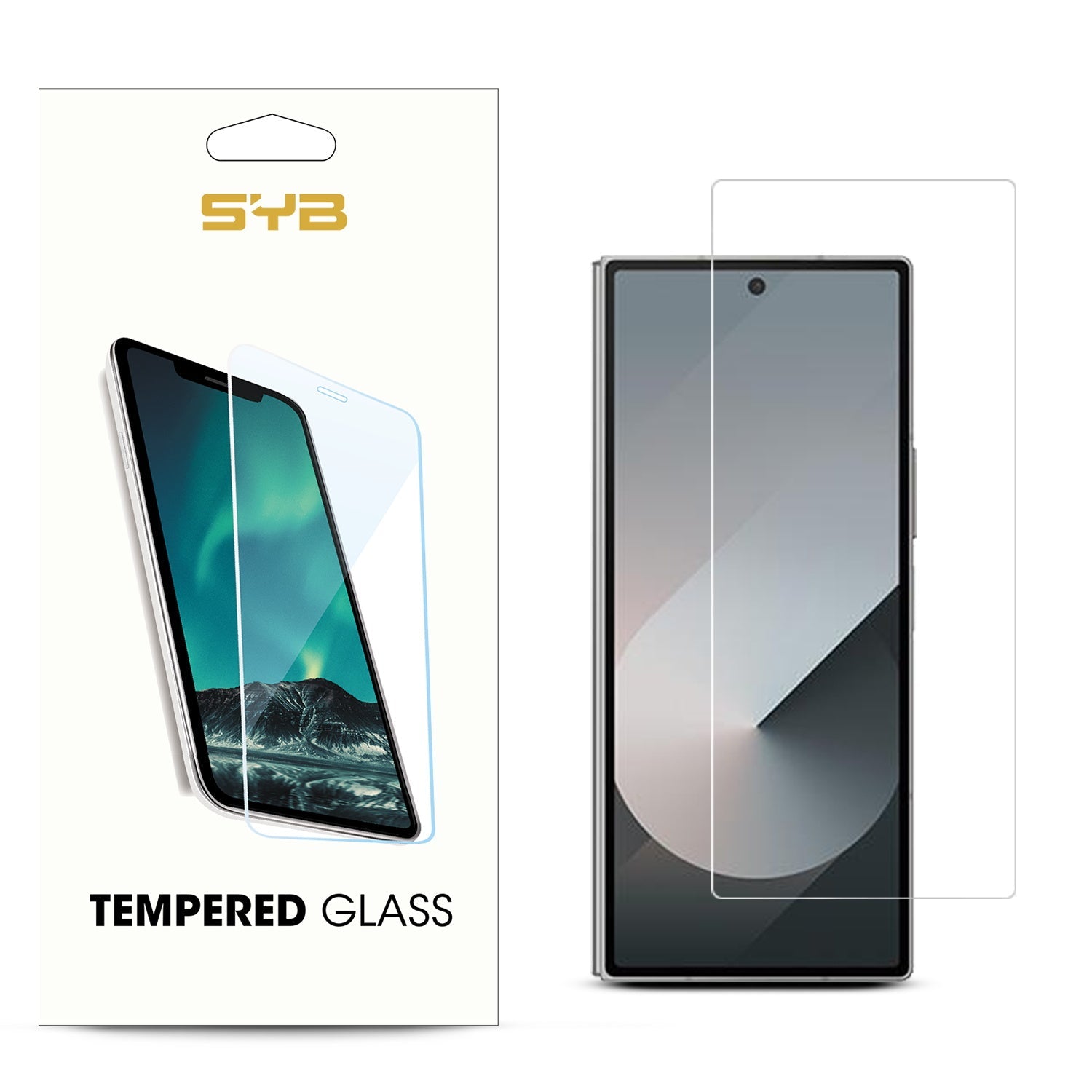 SYB Tempered Glass Screen Protector (2.5D) for Samsung Galaxy Z Fold6 - Clear
