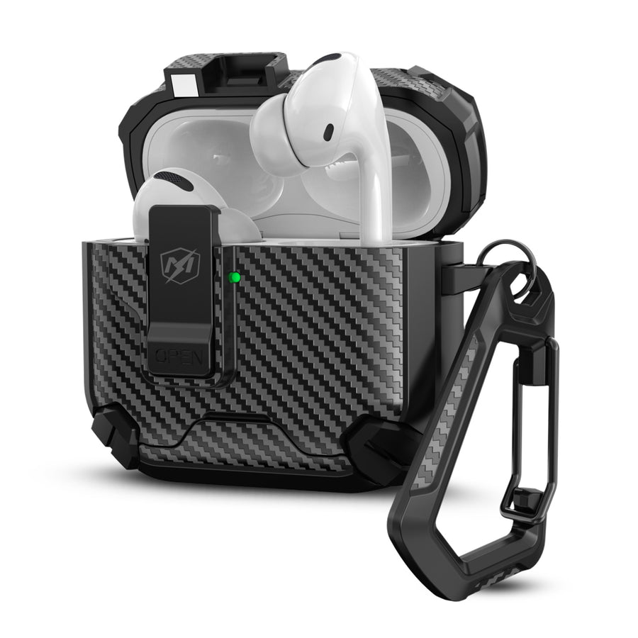 MyBat Pro SafeSound Magnetic Locking AirPods Case  for Apple AirPods 5 / AirPods 4 - Black - TT-RAIRP5CSTPUS012.JPG