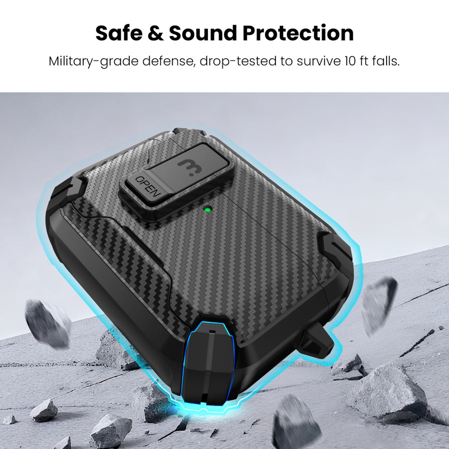 MyBat Pro SafeSound Magnetic Locking AirPods Case for Apple AirPods Pro 3 with Wireless Charging Case - Black - TT-RAIRPP3CSTPUS012-6.jpg