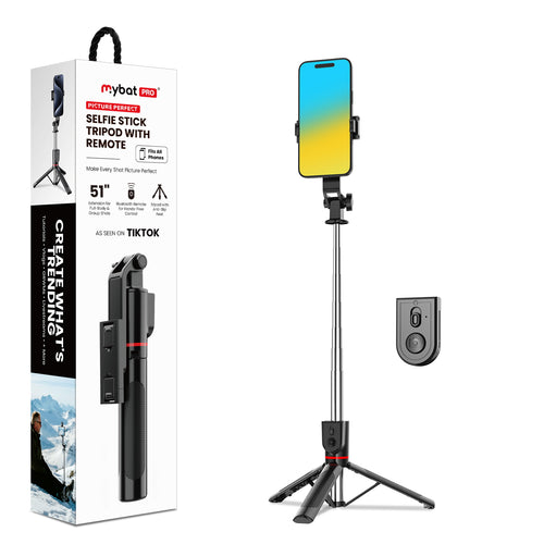 MyBat Pro PicturePerfect 2.0 Selfie Stick + Tripod - Black - TT-RCLSEL012-1.jpg