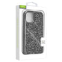 Airium Encrusted Rhinestones Hybrid Case for Apple iPhone 12 mini - Electroplated Gun Metal / Iron Gray - UIP12CSFSSD101-7.jpg